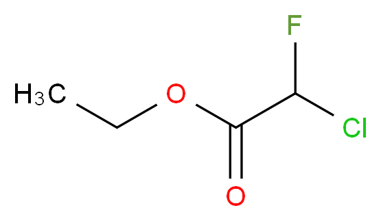 ethyl 2-chloro-2-fluoroacetate_分子结构_CAS_401-56-9