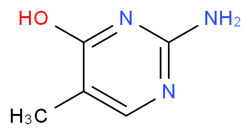 2-amino-5-methyl-4-pyrimidinol_分子结构_CAS_15981-91-6)