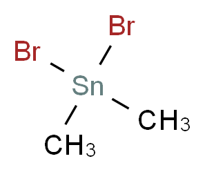 二甲基溴化锡_分子结构_CAS_2767-47-7)