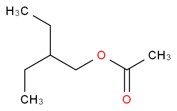 2-乙基乙酸丁酯_分子结构_CAS_10031-87-5)