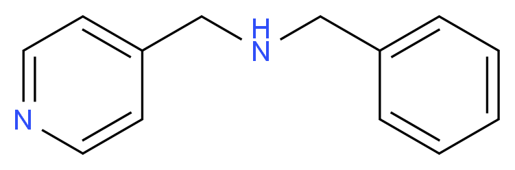 benzyl(pyridin-4-ylmethyl)amine_分子结构_CAS_73325-67-4