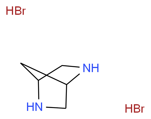 2,5-diazabicyclo[2.2.1]heptane dihydrobromide_分子结构_CAS_132747-20-7