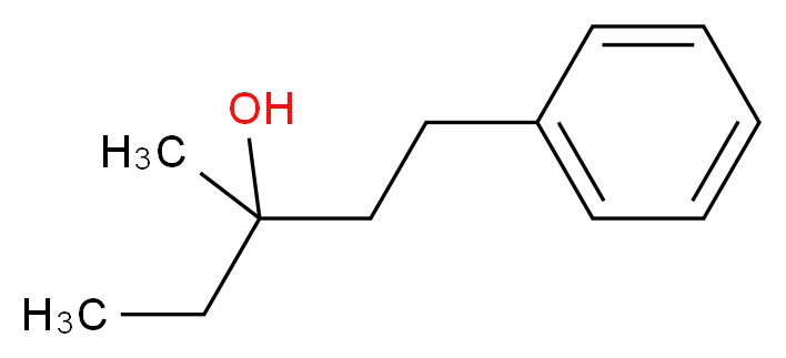 3-甲基-1-苯基-3-戊醇_分子结构_CAS_10415-87-9)