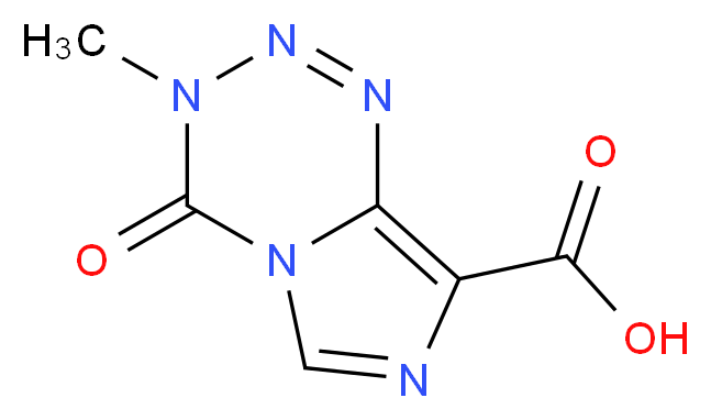 Temozolomide Acid_分子结构_CAS_113942-30-6)