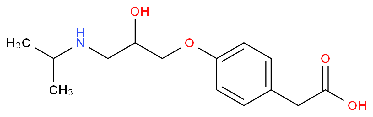 Metoprolol Acid_分子结构_CAS_56392-14-4)