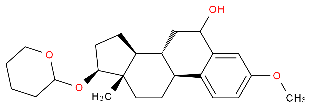 3-O-Methyl 6-Hydroxy-17β-estradiol 17-O-Tetrahydropyran_分子结构_CAS_473882-84-7)