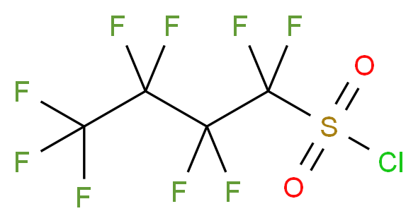 Perfluorobutane-1-sulphonyl chloride_分子结构_CAS_2991-84-6)