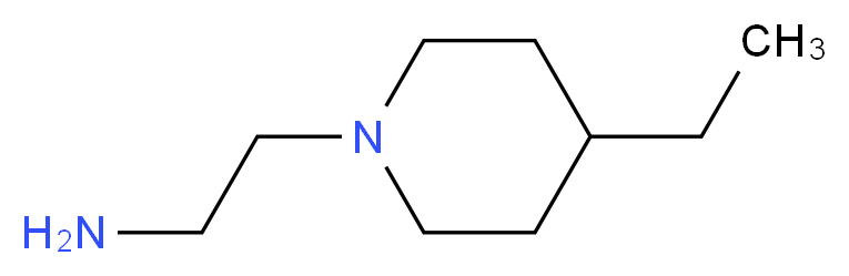 2-(4-ethylpiperidin-1-yl)ethan-1-amine_分子结构_CAS_1177306-60-3