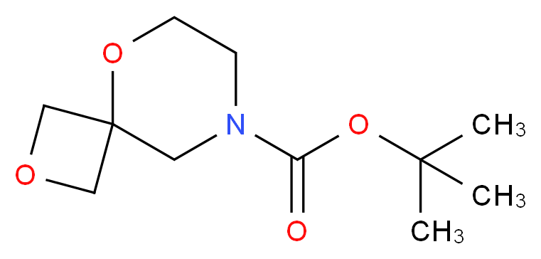 2,9-Dioxa-6-azaspiro[3.5]nonane-6-carboxylic acid tert-butyl ester_分子结构_CAS_1272412-69-7)