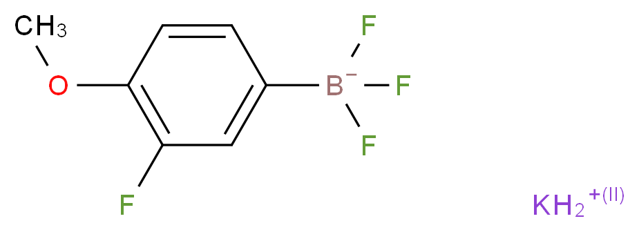 Potassium (3-fluoro-4-methoxyphenyl)trifluoroborate_分子结构_CAS_850623-62-0)