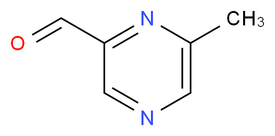 6-Methylpyrazine-2-carbaldehyde_分子结构_CAS_116758-01-1)