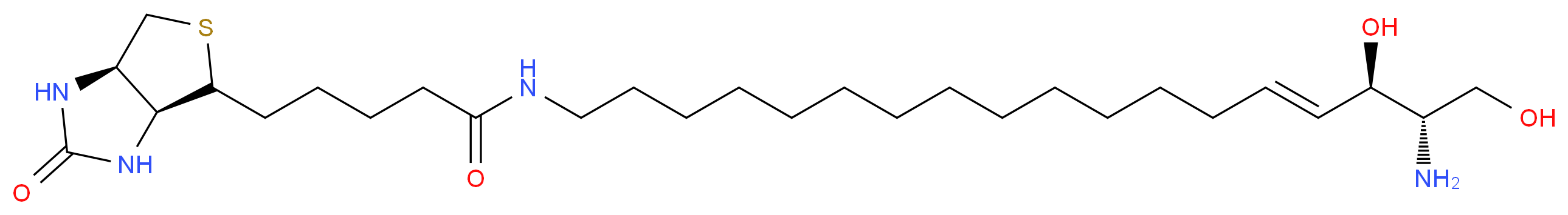 erythro-ω-Amino Sphingosine Biotinamide_分子结构_CAS_752987-57-8)