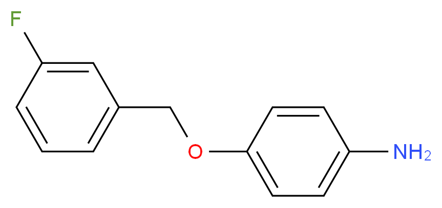 4-(3-Fluoro-benzyloxy)-phenylamine_分子结构_CAS_)