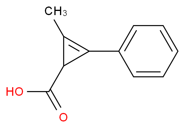 2-methyl-3-phenyl-2-cyclopropene-1-carboxylic acid_分子结构_CAS_18826-56-7)