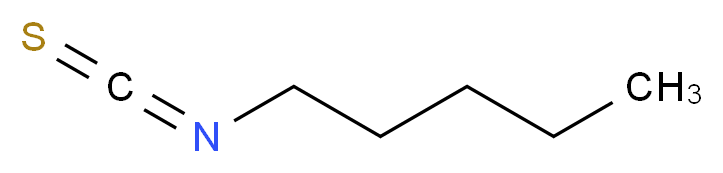 N-AMYL ISOTHIOCYANATE_分子结构_CAS_629-12-9)