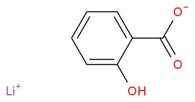 水杨酸锂, tech._分子结构_CAS_552-38-5)