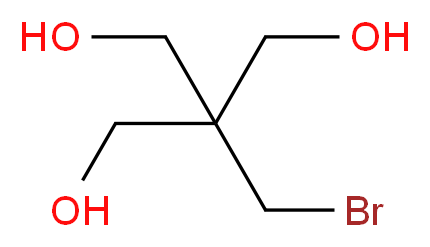 2-(bromomethyl)-2-(hydroxymethyl)propane-1,3-diol_分子结构_CAS_19184-65-7