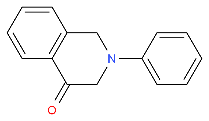 2-phenyl-1,2,3,4-tetrahydroisoquinolin-4-one_分子结构_CAS_101096-88-2