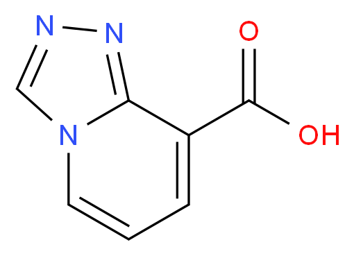 [1,2,4]triazolo[4,3-a]pyridine-8-carboxylic acid_分子结构_CAS_1216218-95-9