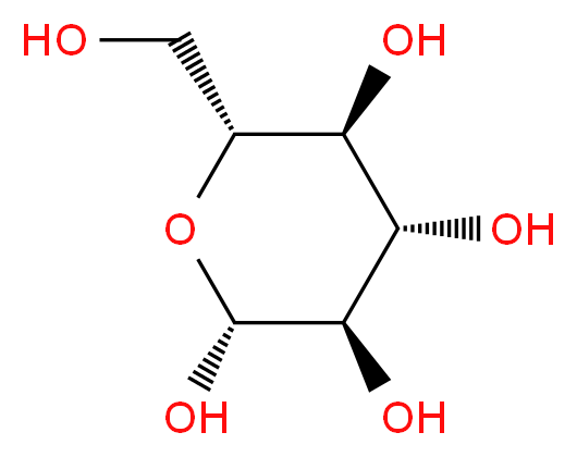 &beta;-D-GLUCOSE_分子结构_CAS_492-61-5)