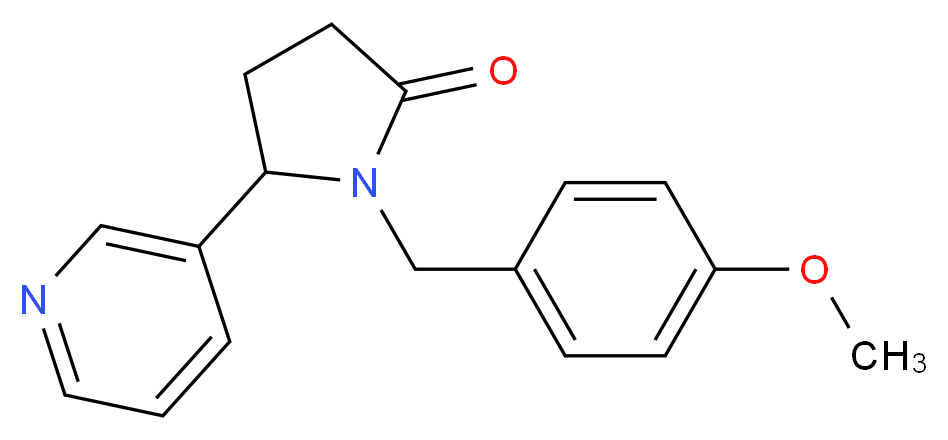 N-(4-Methoxybenzyl)cotinine_分子结构_CAS_887406-85-1)