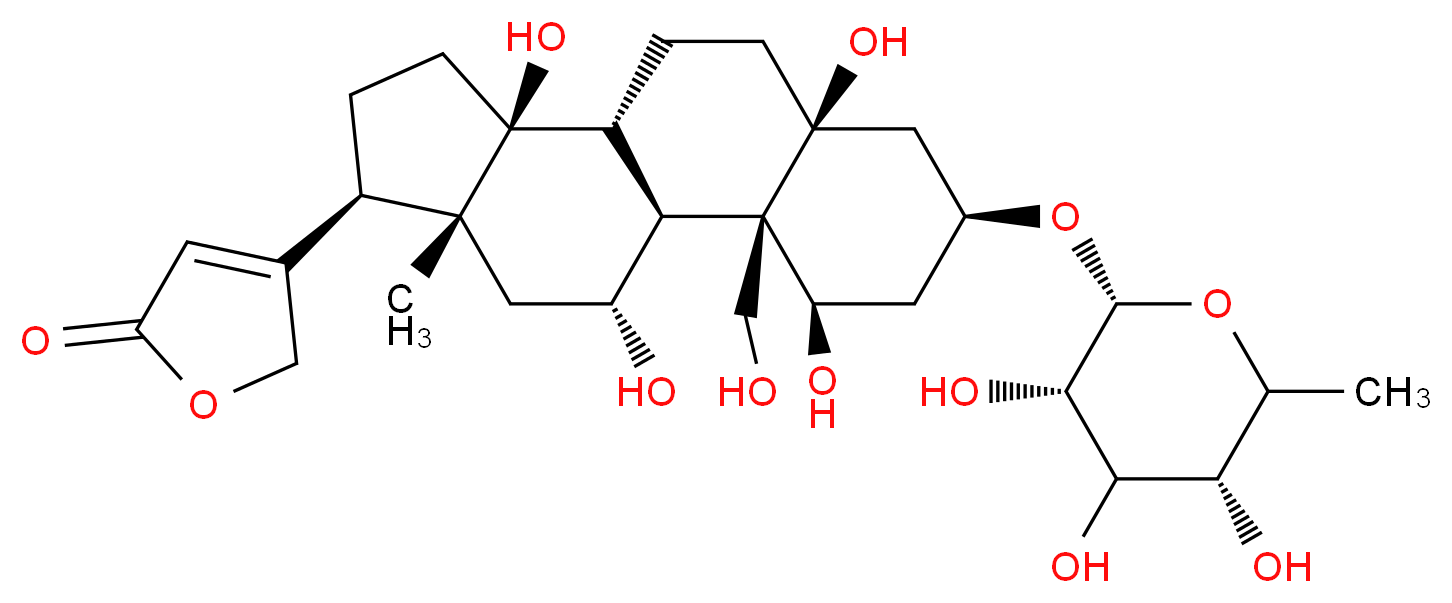 Ouabain Octahydrate_分子结构_CAS_11018-89-6)