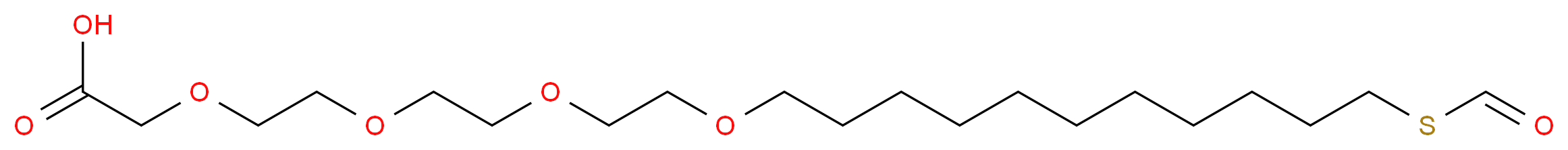 1-oxo-14,17,20,23-tetraoxa-2-thiapentacosan-25-oic acid_分子结构_CAS_1262769-96-9