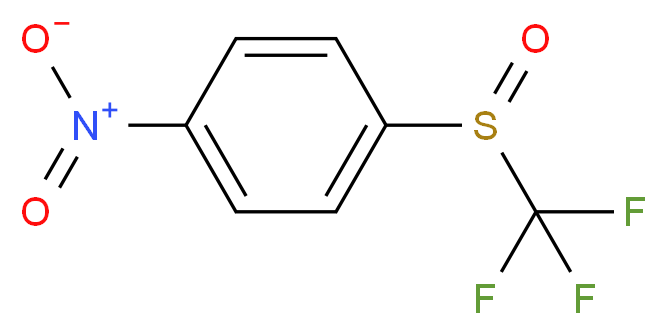 4-Nitrophenyl trifluoromethyl sulphoxide_分子结构_CAS_394-60-5)