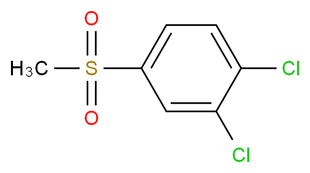 1,2-dichloro-4-methanesulfonylbenzene_分子结构_CAS_38452-47-0