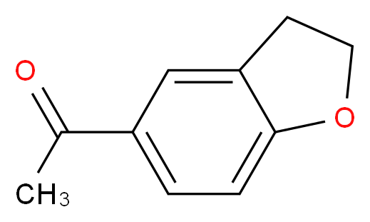 5-乙酰基-2,3-二氢苯并[b]呋喃_分子结构_CAS_90843-31-5)