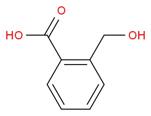 2-(hydroxymethyl)benzoic acid_分子结构_CAS_)