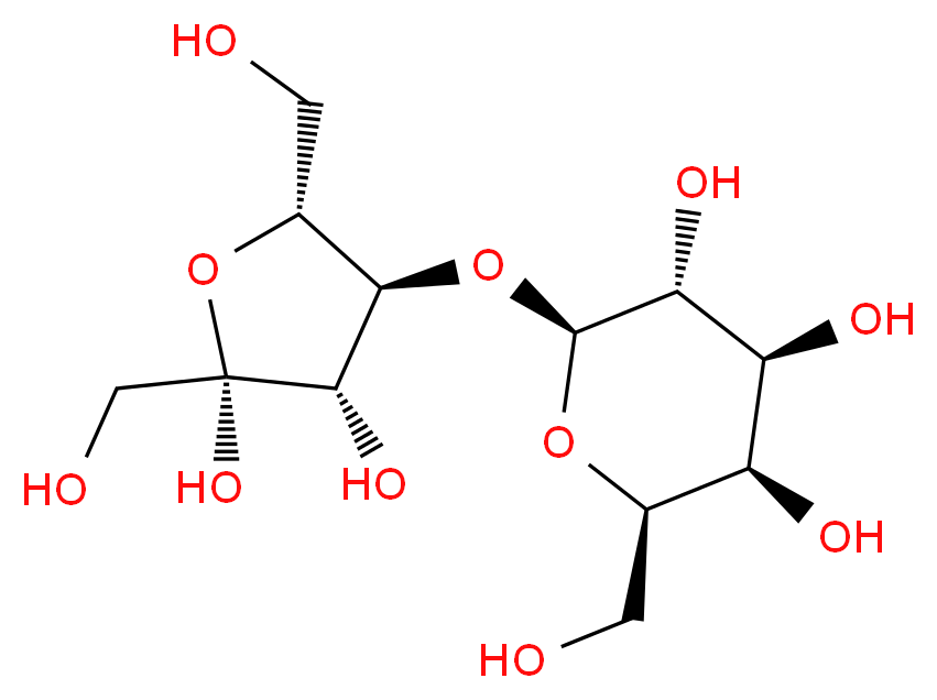 Lactulose_分子结构_CAS_4618-18-2)