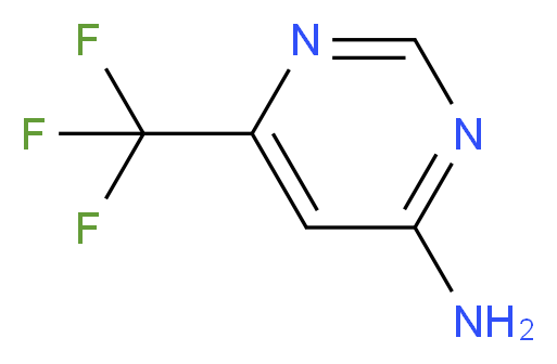 6-Trifluoromethyl-pyrimidin-4-ylamine_分子结构_CAS_672-41-3)