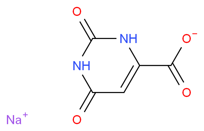 OROTIC ACID, SODIUM SALT_分子结构_CAS_154-85-8)