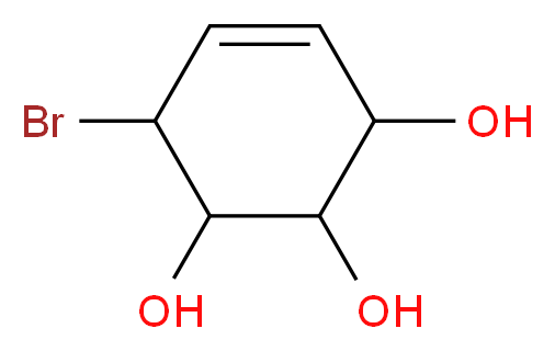 6-Bromocyclohex-4-ene-1,2,3-triol_分子结构_CAS_42014-74-4)