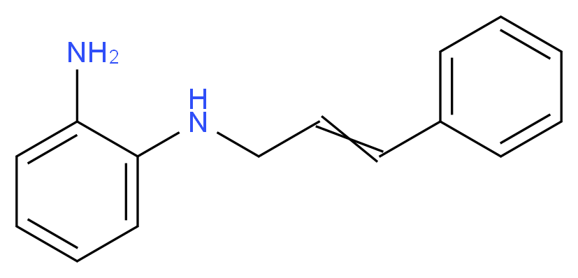 1-N-(3-phenylprop-2-en-1-yl)benzene-1,2-diamine_分子结构_CAS_130964-01-1