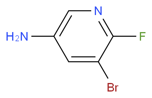 5-bromo-6-fluoropyridin-3-amine_分子结构_CAS_209328-99-4