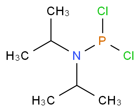 (dichlorophosphanyl)bis(propan-2-yl)amine_分子结构_CAS_921-26-6