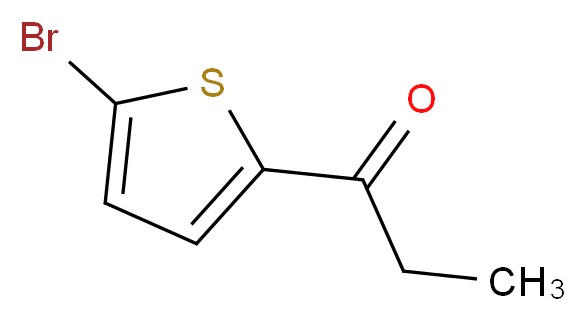 1-(5-bromothiophen-2-yl)propan-1-one_分子结构_CAS_32412-39-8