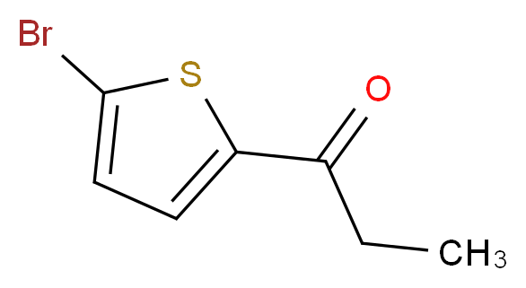 1-(5-Bromothien-2-yl)propan-1-one_分子结构_CAS_)