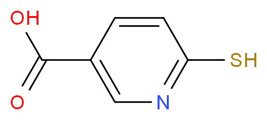 6-sulfanylpyridine-3-carboxylic acid_分子结构_CAS_92823-43-3