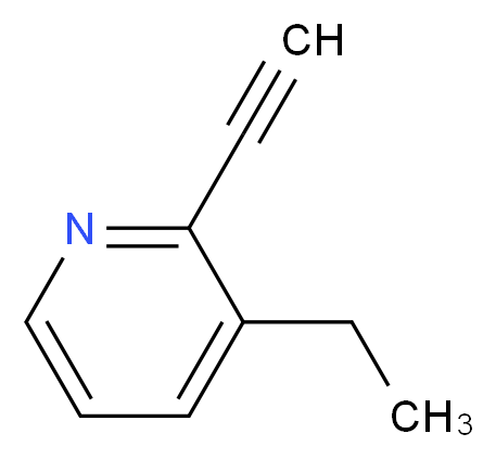 3-ethyl-2-ethynylpyridine_分子结构_CAS_96439-97-3)