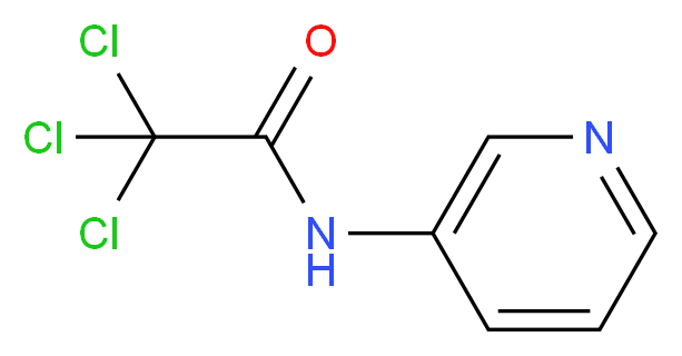 2,2,2-Trichloro-N-(pyridin-3-yl)acetaMide_分子结构_CAS_82202-41-3)