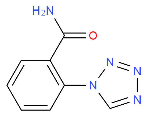 2-(1H-TETRAZOL-1-YL)BENZAMIDE_分子结构_CAS_449758-24-1)