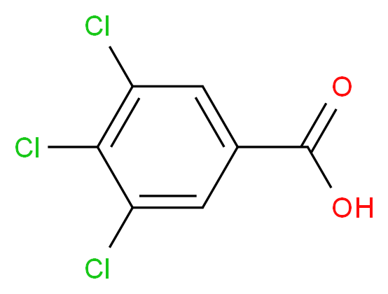 3,4,5-Trichlorobenzoic acid_分子结构_CAS_51-39-8)