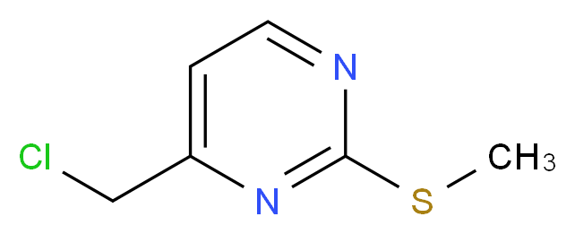4-(chloromethyl)-2-(methylsulfanyl)pyrimidine_分子结构_CAS_944902-34-5