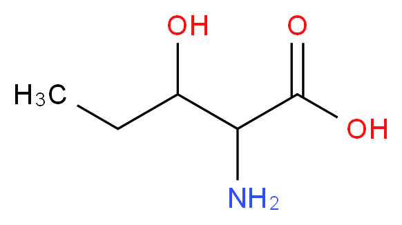 2-amino-3-hydroxypentanoic acid_分子结构_CAS_2280-42-4