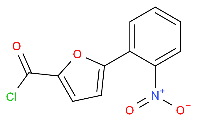 5-(2-硝基苯基)呋喃-2-甲酰氯_分子结构_CAS_61941-88-6)