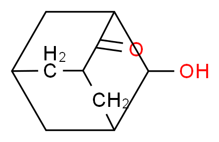 4-HydroxyadaMantan-2-one_分子结构_CAS_26278-43-3)