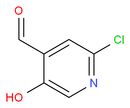 2-chloro-5-hydroxypyridine-4-carbaldehyde_分子结构_CAS_1060804-53-6